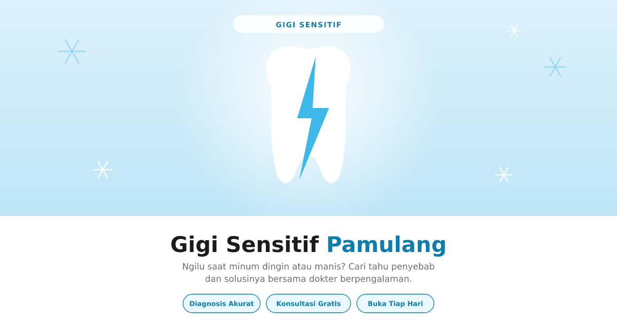 Gigi Sensitif Pamulang: Penyebab & Solusi di ODAC Family