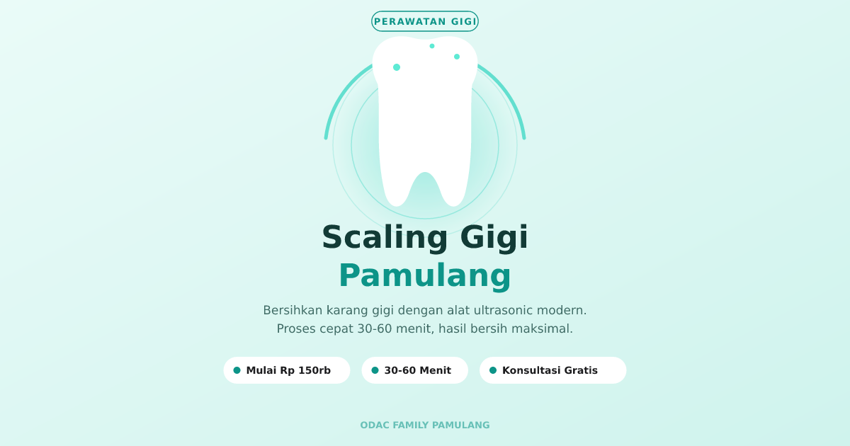Scaling Gigi Pamulang: Manfaat & Harga di ODAC Family