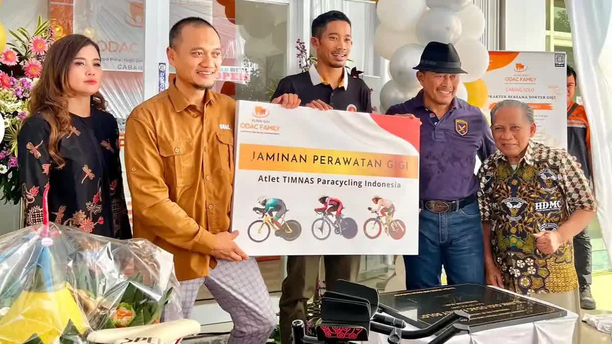 ODAC Corp Beri Jaminan Perawatan Gigi Timnas Para-cycling Indonesia Jelang World Championship