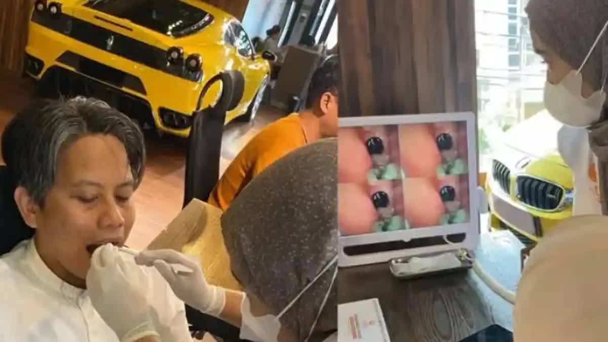 Eksentrik! ODAC Corp Gelar Dental Check-Up di Tengah Jajaran Sport Car Bersama Klub Otomotif
